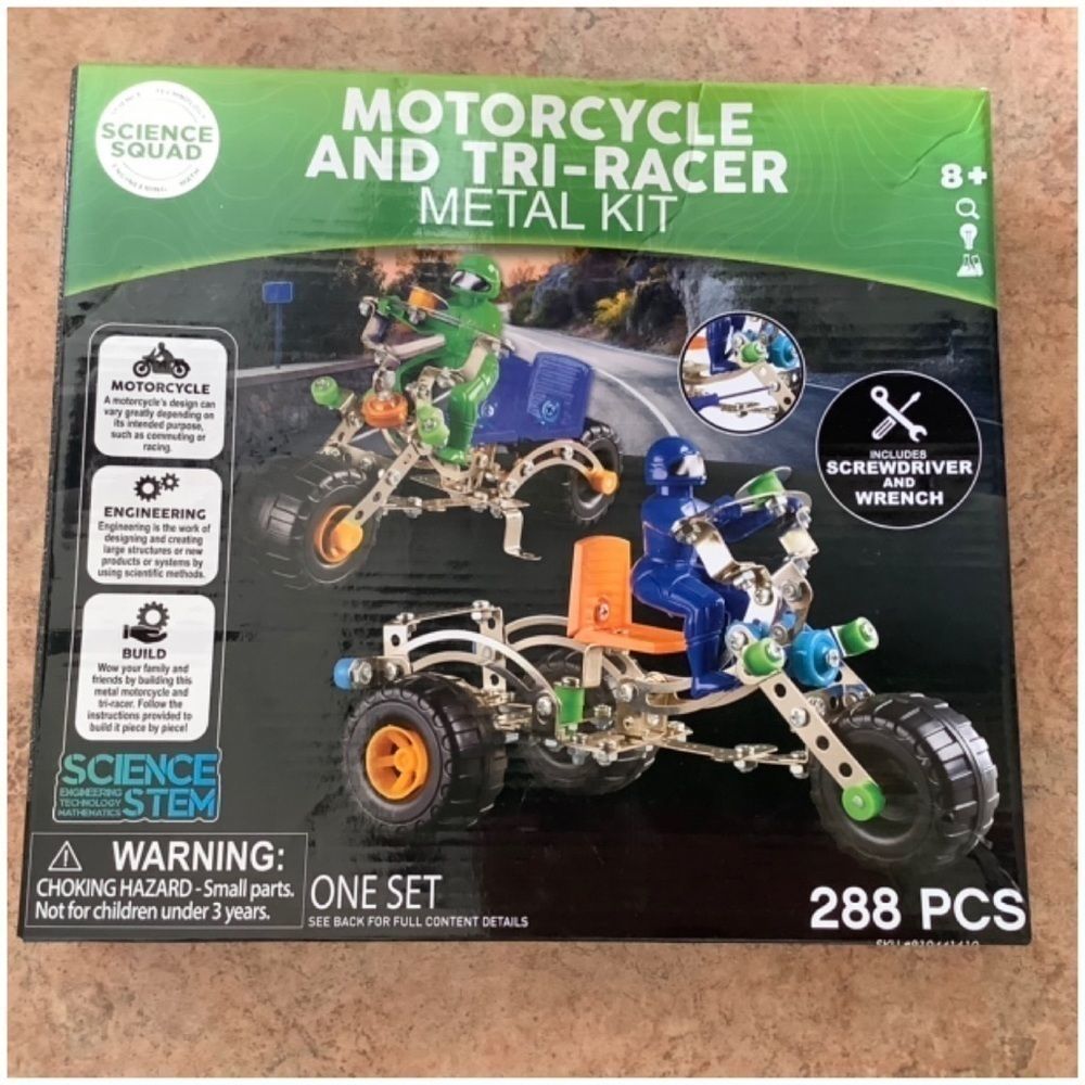 Nwt stem building kit motorcycle and Tri racer